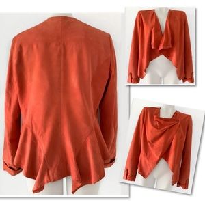 Vakko Jackets & Coats - VAKKO NEW YORK SUEDE LEATHER RUNWAY JACKET SZ L Vakko Jackets & Coats - VAKKO NEW YORK SUEDE LEATHER RUNWAY JACKET SZ L